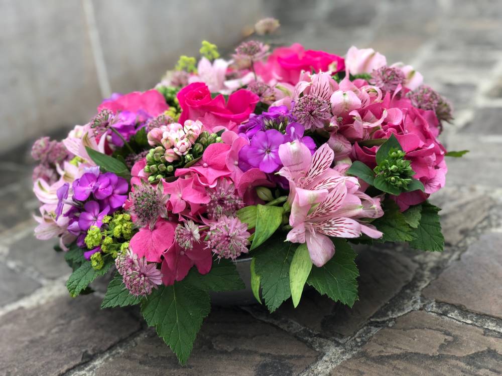 panier fleurie